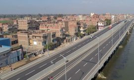 كوبري صهرجت طريق بنها المنصورة