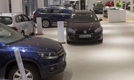 Volkswagen-showroom
