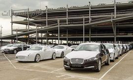 Cars awaiting export