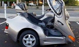 سيارة × دراجة!