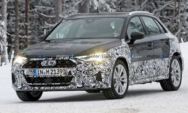 أودي A3 وسط الثلوج