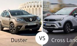 مقارنة بين سيارتي أوبل كروس لاند فيس ليفت ورينو داستر موديلات 2021