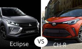 مقارنة بين تويوتا CHR وميتسوبيشي إكليبس بلاك إديشن موديلات 2021 في مصر  222