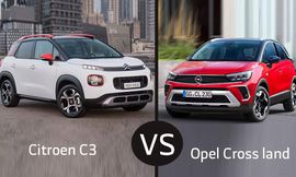 مقارنة بين سيارتي أوبل كروس لاند فيس ليفت وستروين c3 اير كروس في مصر