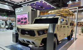 كيا تكشف عن سيارة مدرعة حربية جديدة بوقة 225 حصان!