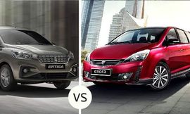 مقارنة بين بروتون إكسورا الجديدة وسوزوكي أرتيجا 2021 في مصر