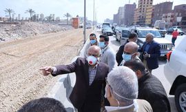 وزير النقل في جولة تفقدية لمتابعة تطوير وصيانة الطريق الدائري