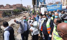 وزير النقل يتفقد أعمال تنفيذ المشروع المتكامل للتطوير والصيانة الشاملة للطريق الدائري حول القاهرة الكبرى