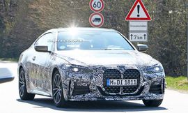 صور تجسسية لسيارة بي إم دبليو الفئة الرابعة الجديدة 2021  2