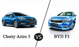 مقارنة بين بي واي دي F3 وشيري أريزو 5