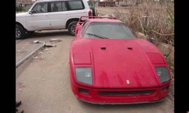 العثور على سيارة ابن صدام حسين الفيراري المفقودة في العراق!  1