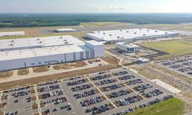 Volvo's new manufacturing plant in South Carolina, USA
