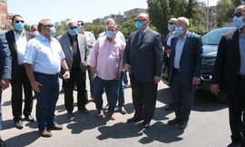 محافظ القاهرة في جولة بمدينة نصر