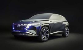 2022 Hyundai Tucson spy shots vision t concept 2
