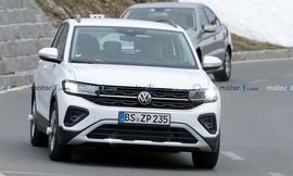 فولكس فاجن تي كروس تظهر في صور تجسسية بدون تمويه 1