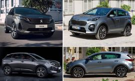 كيا سبورتاج وبيجو 3008