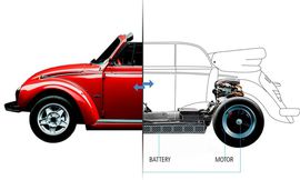 تعديل صيني يحول فولكس فاجن بيتل الكلاسيكية إلى سيارة كهربائية مقابل 2000 دولار!  3