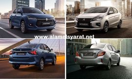 سوزوكي ديزاير مقارنة ميتسوبيشي أتراج