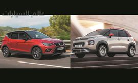 مقارنة بين سيتروين C3 إير كروس وسيات أرونا