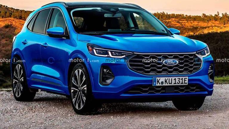 ford-kuga-escape-facelift-rendering