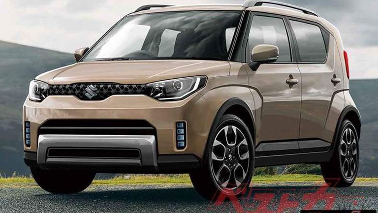 Suzuki Swift-based SUV-rendered