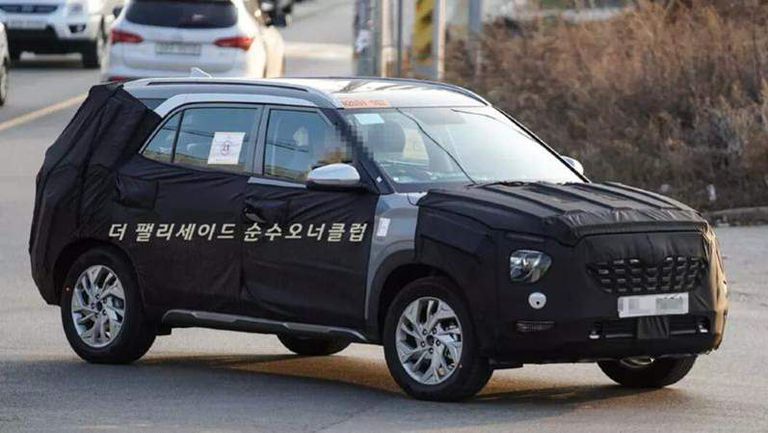 صور تجسسية لسيارة هيونداي كريتا ذات 7 مقاعد الجديدة في الهند 4