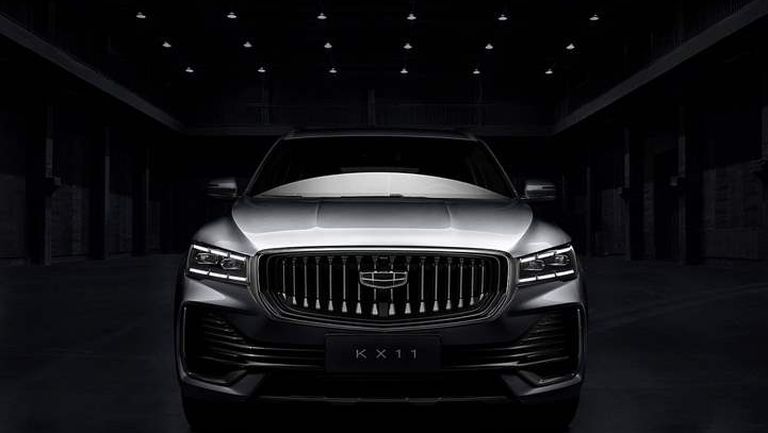 جيلي تكشف عن تصميم أكبر سيارة كروس أوفر في قطاع السيارات