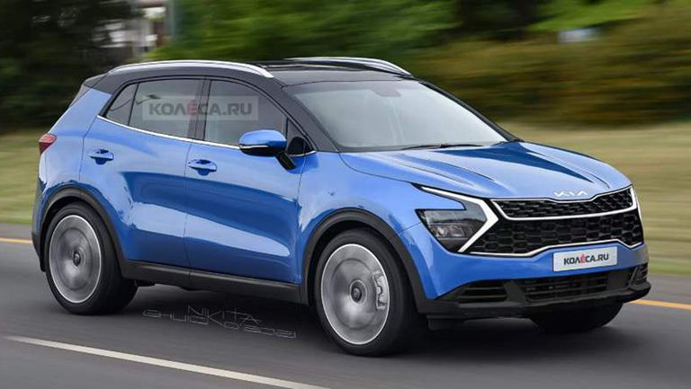 كيف سيبدو الشكل الخارجي لسيارة كيا سبورتاج 2022 الجديدة؟  1