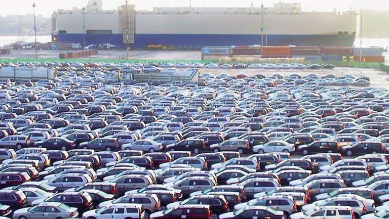 Gothenburg port car exports