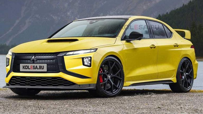 صور تخيلية للسيارة ميتسوبيشي لانسر