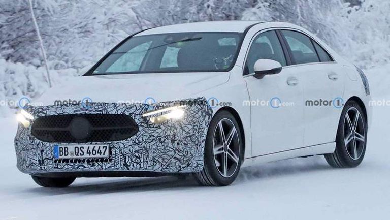 مرسيدس الفئة A في لقطات تجسسية