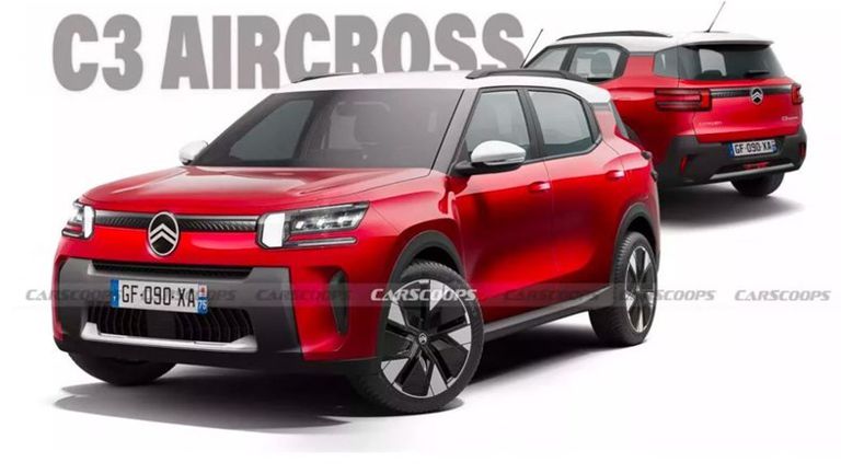 Citroen C3 AirCross. render 1