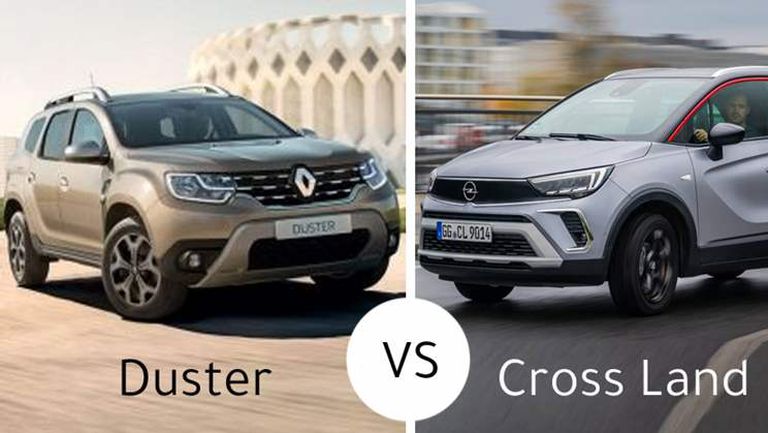 مقارنة بين سيارتي أوبل كروس لاند فيس ليفت ورينو داستر موديلات 2021