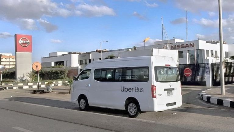 إطلاق خدمة أوبر باص للشركات بالتعاون مع  نيسان موتور إيجيبت