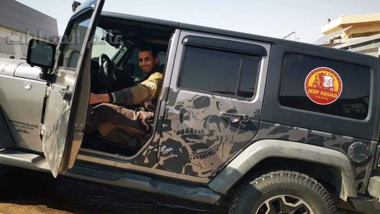 وصول سيارة شريف خيرى لـ "العربية للتصنيع " لتصليحها