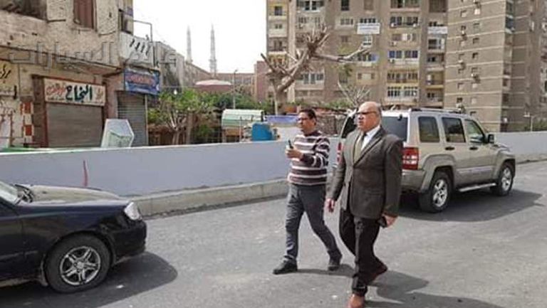 نائب المنطقة الغربية بالقاهرة يتابع تطوير محور روكسي- رمسيس
