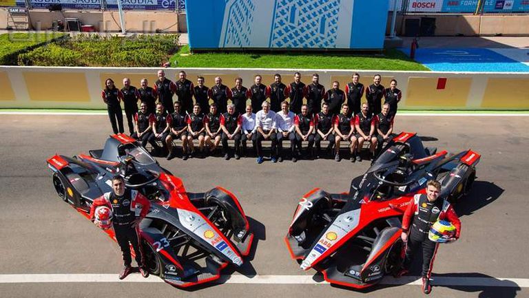 فريق نيسان "e.dams"  ينهي سباق Formula E في مراكش ضمن العشرة مراكز الأولى