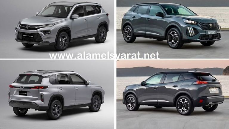 مقارنة بيجو 2008 مع تويوتا أوربان كروزر--