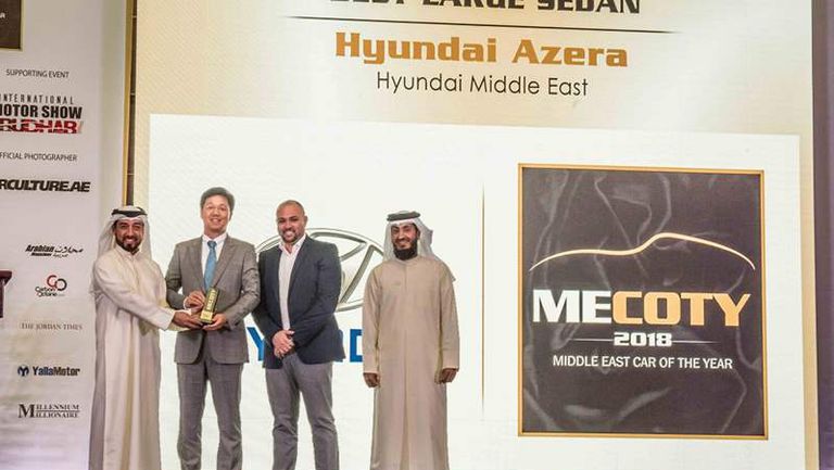 Azera Wins MECOTY 2018 Award