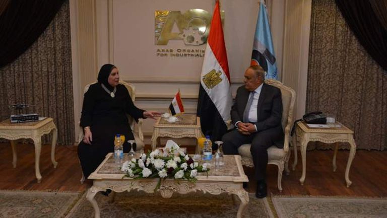وزيرة الصناعة تشيد بخطط "العربية للتصنيع" لتوطين صناعة السيارات الكهربائية
