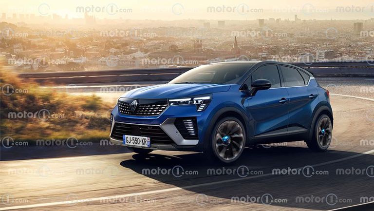 تصميم تخيلي لسيارة رينو كابشر بواجهة مستوحاة من كليو 1