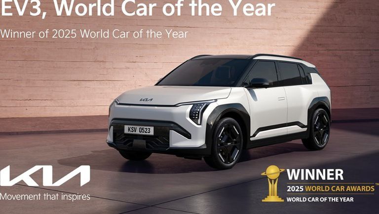 (Photo) Kia EV3 Wins 2025 World Car of the Year