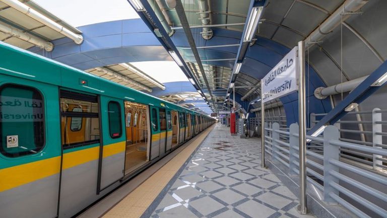 بدء التشغيل التجريبى لـ5 محطات بالخط الثالث للمترو