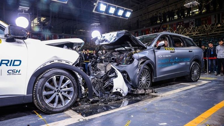 اختبارات تصادم شيري تيجو 9