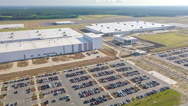 Volvo's new manufacturing plant in South Carolina, USA