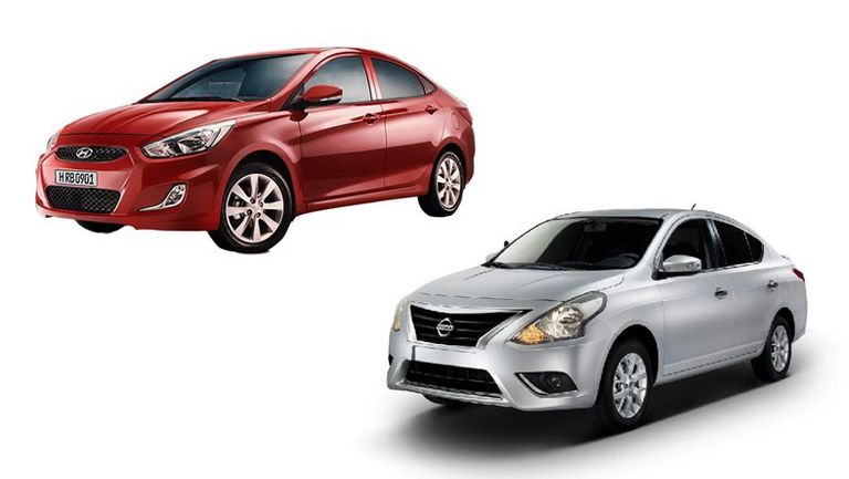 هيونداي أكسنت ونيسان صني