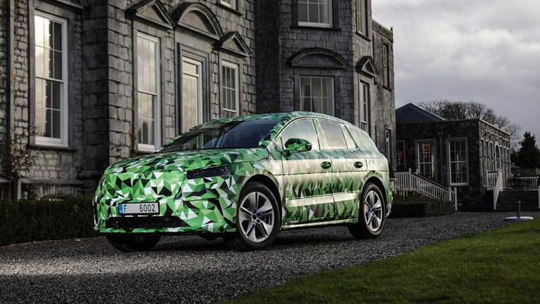 الكشف عن سكودا إنياق SUV الكهربائية الجديدة أول سبتمبر القادم  3