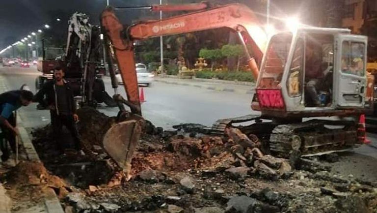 غلق شارع الهرم