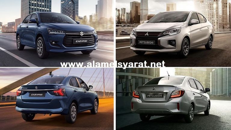 سوزوكي ديزاير مقارنة ميتسوبيشي أتراج