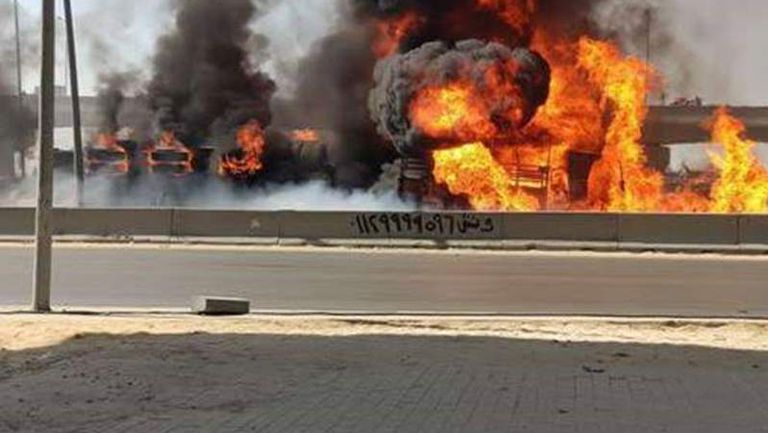 حريق الدائرى